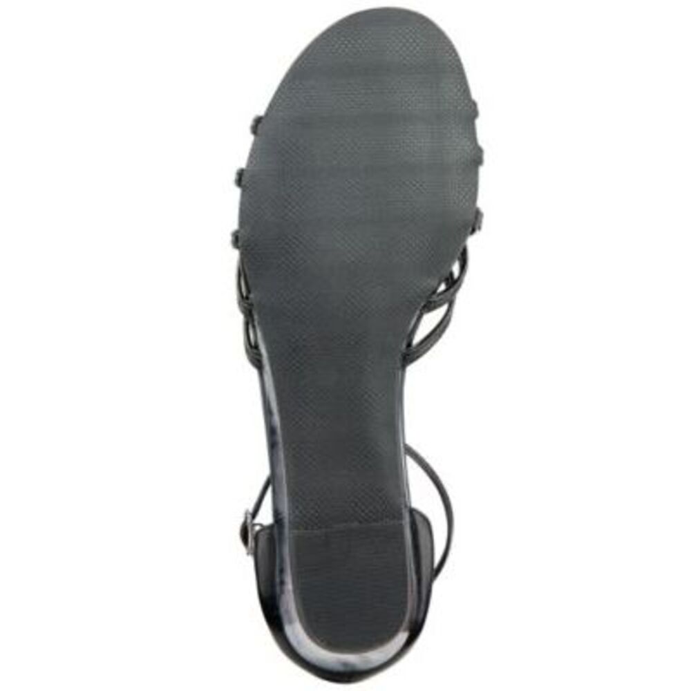 EASY STREET Womens Black Translucent Wedge Tarrah Round Toe Wedge Sandals 8 M - Picture 4 of 4